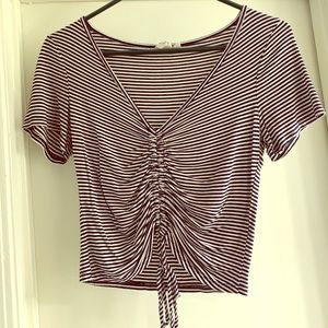Striped Crop Top